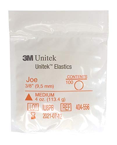 3M Unitek, Mehrzweck-Gummibänder Medium 4oz, 113,4g; Joe, Snorflex (3/8" 9,5mm) von Snorflex
