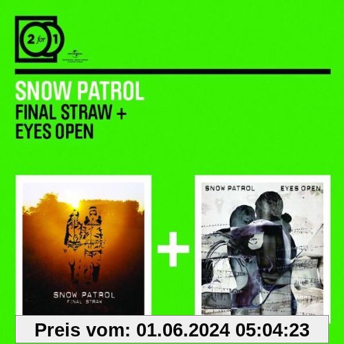 2 For 1: Final Straw / Eyes Open (Digipack ohne Booklet) von Snow Patrol