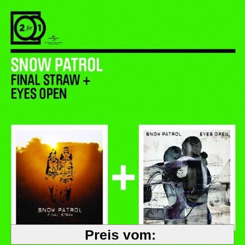 2 For 1: Final Straw / Eyes Open (Digipack ohne Booklet) von Snow Patrol