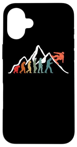 Snowboard Snowboarding Evolution Snowboarder Hülle für iPhone 16 Plus Snowboard Snowboarding Evolution Snowboarder Hülle für iPhone 16 Plus von Snowboard Zubehör Geschenke Shirts