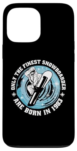 Snowboarder Jahrgang 1983 Geburtstags Snowboarding Snowboard Hülle für iPhone 13 Pro Max Snowboarder Jahrgang 1983 Geburtstags Snowboarding Snowboard Hülle für iPhone 13 Pro Max von Snowboard Zubehör Geschenke Shirts