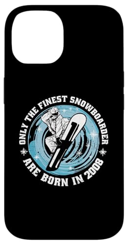Snowboarder Jahrgang 2008 Geburtstags Snowboarding Snowboard Hülle für iPhone 14 Snowboarder Jahrgang 2008 Geburtstags Snowboarding Snowboard Hülle für iPhone 14 von Snowboard Zubehör Geschenke Shirts
