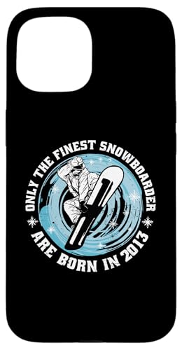 Snowboarder Jahrgang 2013 Geburtstags Snowboarding Snowboard Hülle für iPhone 15 Snowboarder Jahrgang 2013 Geburtstags Snowboarding Snowboard Hülle für iPhone 15 von Snowboard Zubehör Geschenke Shirts