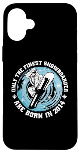 Snowboarder Jahrgang 2014 Geburtstags Snowboarding Snowboard Hülle für iPhone 16 Plus Snowboarder Jahrgang 2014 Geburtstags Snowboarding Snowboard Hülle für iPhone 16 Plus von Snowboard Zubehör Geschenke Shirts