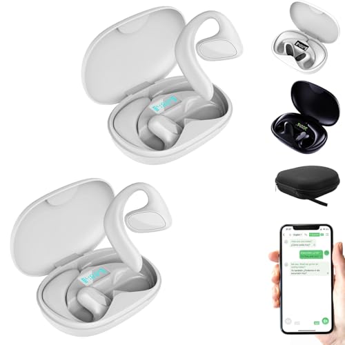 Talkbuds Übersetzer, Talk Buds Übersetzer, Ki Kopfhörer Mit Echtzeit Übersetzung Sprechen Sie 140 Sprachen In Sekunden, Sprachübersetzer Kopfhörer Für Reisen Business Lernen (2PCS-3) von Snrtevu