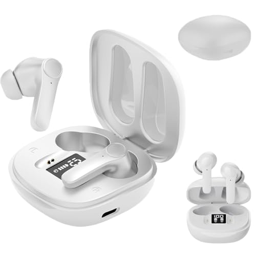 Verovelo Ki Kopfhörer Mit Echtzeit Übersetzung, Verovelo Smartbuds - Ki-Kopfhörer Mit Direktem Übersetzer, 3-In-1 Bluetooth Sprachübersetzungs-Headset Kommuniziere Sofort (White) von Snrtevu