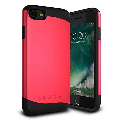 Snugg Schutzhülle für iPhone SE (2020) / 8/7 dünne Dual Layer Hülle [Infinity-Serie] - Case Cover Skin - Rot von Snugg