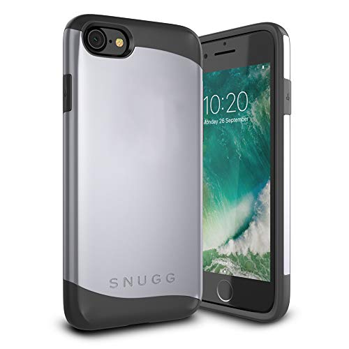 Snugg Schutzhülle für iPhone SE (2020) / 8/7 dünne Dual Layer Hülle [Infinity-Serie] - Case Cover Skin - Space Grey (Grau) von Snugg