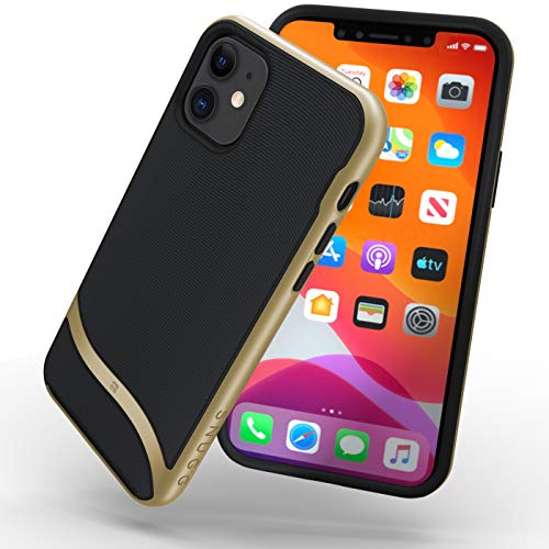 Snugg iPhone 11 (2019) - dünne Schutzhülle [Pulse-Kollektion] Skin aus Silikon TPU [Luxuriöses Design] stoßdämpfendes Hardcase für iPhone 11 (2019) - Gold von Snugg