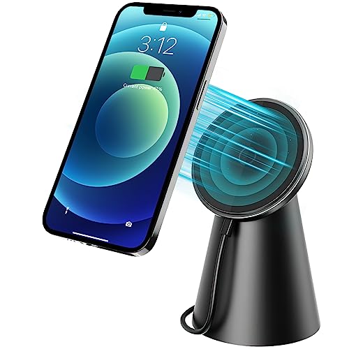 Wireless Charger Stand 15W Induktive Ladestation Schnelles Kabelloses Ladegerät Magnetisch Induktionsladegerät Handy Ständer Kompatibel für i-Series Phone 14/14 Plus/14 Pro/14 Pro Max/13/13 Pro/12 von Snxiwth