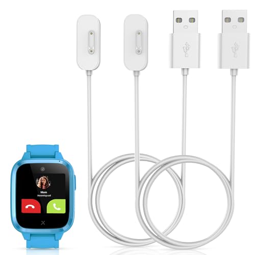 2-Stück Magnetisches Ladegerät Nur Kompatibel mit XPLORA Kidzi Ladekabel,Tragbares USB-Kabel Ersatz Ladestation Charger Cable Kompatibel mit Xplora Kidzi,Weiß & Weiß 2-Stück Magnetisches Ladegerät Nur Kompatibel mit XPLORA Kidzi Ladekabel,Tragbares USB-Kabel Ersatz Ladestation Charger Cable Kompatibel mit Xplora Kidzi,Weiß & Weiß von Snyeest