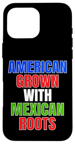 Amerikaner mit mexikanischen Wurzeln, hispanischer Stolz Hülle für iPhone 16 Pro Max Amerikaner mit mexikanischen Wurzeln, hispanischer Stolz Hülle für iPhone 16 Pro Max von So Cool Designs
