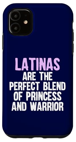 Latinas sind eine Mischung aus Prinzessin und Krieger Hülle für iPhone 11 von So Cool Designs