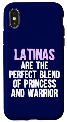 Latinas sind eine Mischung aus Prinzessin und Krieger Hülle für iPhone X/XS von So Cool Designs