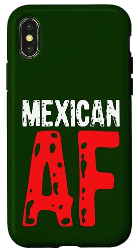 Mexikanischer AF stolze Hispanische Menschen d mexikanischen Hülle für iPhone X/XS Mexikanischer AF stolze Hispanische Menschen d mexikanischen Hülle für iPhone X/XS von So Cool Designs