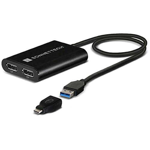 SoNNeT DisplayLink Dual 4K DisplayPort Adapter für M1 Macs USB3-DDP4K von SoNNeT