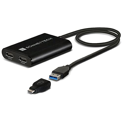 SoNNeT Dual 4K HDMI 2.0 Adapter for M1 Macs, USB3-DHDMI von SoNNeT