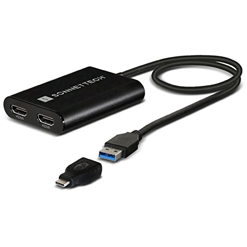SoNNeT Dual 4K HDMI 2.0 Adapter for M1 Macs, USB3-DHDMI SoNNeT Dual 4K HDMI 2.0 Adapter for M1 Macs, USB3-DHDMI von SoNNeT