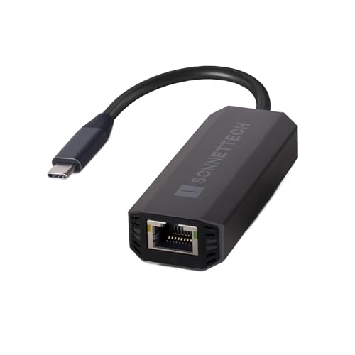Sonnet Solo5G USB-C zu 5-Gigabit-Ethernet-Adapter–RJ45unterstützt 5 Gbit/s, 2,5 Gbit/s, 1 Gbit/s und 100 Mbit/s, Plug-and-Play. Kompatibel mitUSB-C-oder Thunderbolt-Anschluss, Mac,Windows und Linux Sonnet Solo5G USB-C zu 5-Gigabit-Ethernet-Adapter–RJ45unterstützt 5 Gbit/s, 2,5 Gbit/s, 1 Gbit/s und 100 Mbit/s, Plug-and-Play. Kompatibel mitUSB-C-oder Thunderbolt-Anschluss, Mac,Windows und Linux von SoNNeT