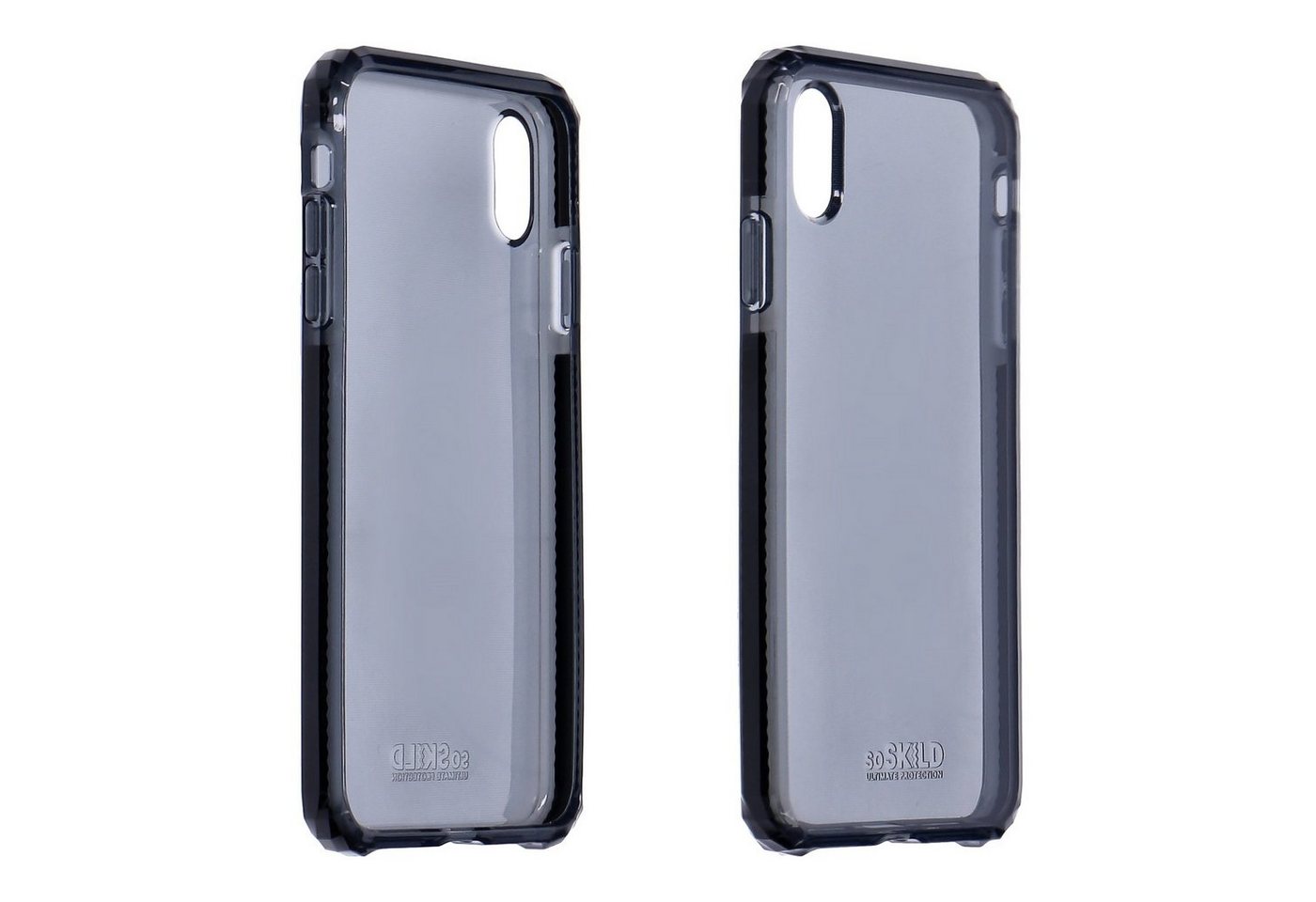 SoSkild Handyhülle Defend Case + Crystal Glass iPhone Xs Max grau von SoSkild