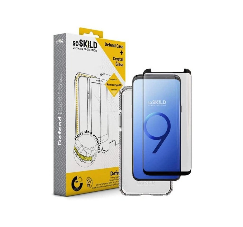 SoSkild Handyhülle SoSKILD Defend Case + Glass für Galaxy S9 transparent von SoSkild