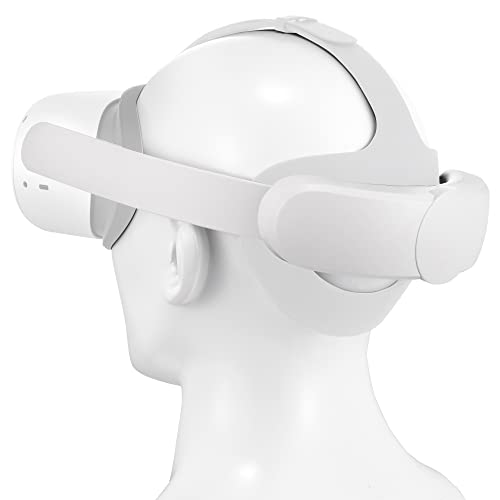 Soarking Headset-Zubehör Elite Kopfband Ersatzteile für Quest 2, Tragetasche freundlich (weiß) von Soarking