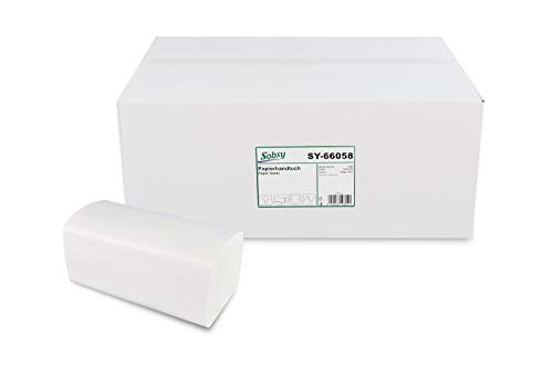 SOBSY Papierhandtücher ZZ/V-falz, 2-lagig, Hochweiß, 4000 SOBSY Papierhandtücher ZZ/V-falz, 2-lagig, Hochweiß, 4000 von Sobsy