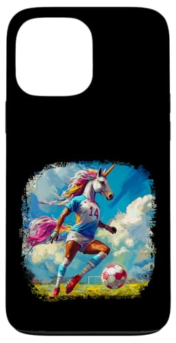 Einhörner Fussball / Fussballer Einhorn Hülle für iPhone 13 Pro Max Einhörner Fussball / Fussballer Einhorn Hülle für iPhone 13 Pro Max von Soccer Animals