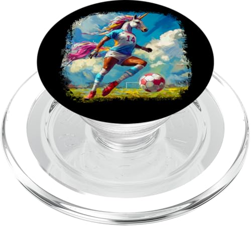 Einhörner Fussball / Fussballer Einhorn PopSockets PopGrip für MagSafe Einhörner Fussball / Fussballer Einhorn PopSockets PopGrip für MagSafe von Soccer Animals