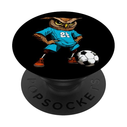Fussball Eulen PopSockets Klebender PopGrip Fussball Eulen PopSockets Klebender PopGrip von Soccer Animals