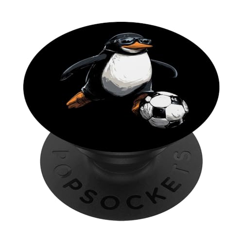 Fussball Pinguine PopSockets Klebender PopGrip von Soccer Animals