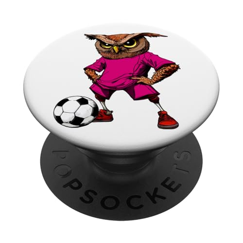 Fussballer Eule PopSockets Klebender PopGrip Fussballer Eule PopSockets Klebender PopGrip von Soccer Animals