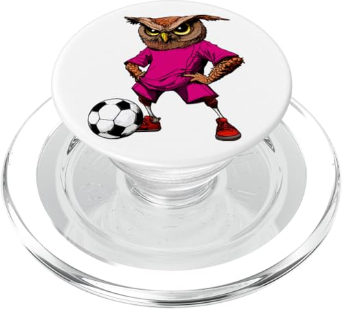 Fussballer Eule PopSockets PopGrip für MagSafe Fussballer Eule PopSockets PopGrip für MagSafe von Soccer Animals