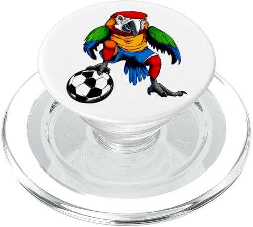 Papagei Fussball PopSockets PopGrip für MagSafe Papagei Fussball PopSockets PopGrip für MagSafe von Soccer Animals