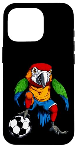Papageien Fussball Hülle für iPhone 16 Pro Papageien Fussball Hülle für iPhone 16 Pro von Soccer Animals