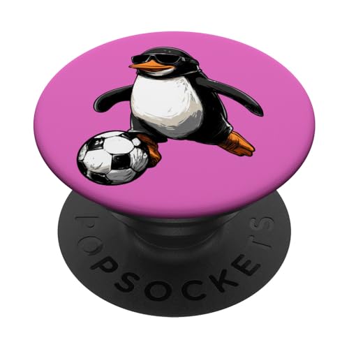 Pinguin Fussball PopSockets Klebender PopGrip Pinguin Fussball PopSockets Klebender PopGrip von Soccer Animals