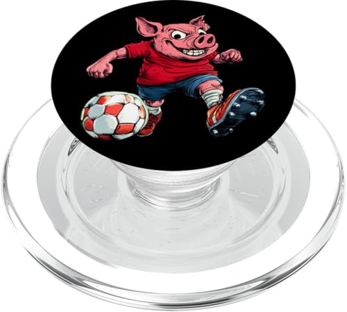 Schweine Fussball PopSockets PopGrip für MagSafe Schweine Fussball PopSockets PopGrip für MagSafe von Soccer Animals