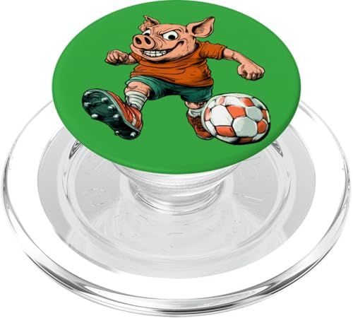 Schweine Fussball PopSockets PopGrip für MagSafe Schweine Fussball PopSockets PopGrip für MagSafe von Soccer Animals