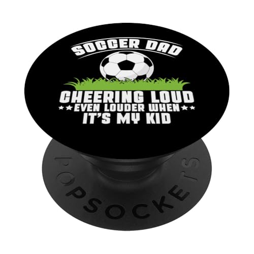 Cheering Loud Even Louder When It's My Kid Soccer Dad PopSockets Klebender PopGrip Cheering Loud Even Louder When It's My Kid Soccer Dad PopSockets Klebender PopGrip von Soccer Dad Gifts
