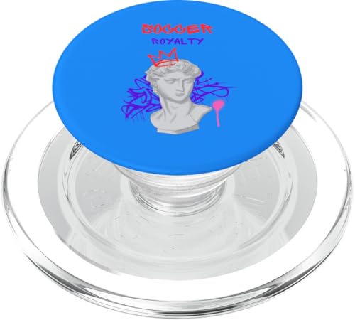 Griechische Statue des Fußballkönigshauses PopSockets PopGrip für MagSafe von Soccer Stuff