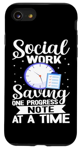 Social Work – Sparen Sie eine Fortschrittsnotiz auf einmal Hülle für iPhone SE (2020) / 7 / 8 von Social Worker And Social Justice Designs