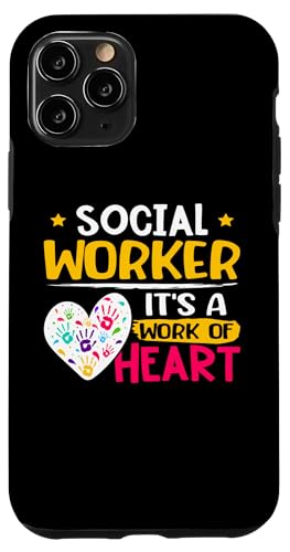 Sozialarbeiter - Es ist eine Herzensangelegenheit Hülle für iPhone 11 Pro von Social Worker And Social Justice Designs