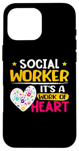 Sozialarbeiter - Es ist eine Herzensangelegenheit Hülle für iPhone 16 Pro Max von Social Worker And Social Justice Designs
