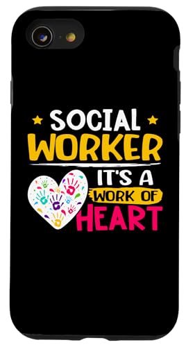 Sozialarbeiter - Es ist eine Herzensangelegenheit Hülle für iPhone SE (2020) / 7 / 8 von Social Worker And Social Justice Designs