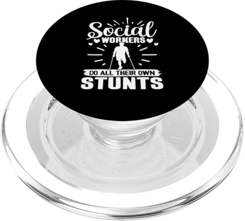 Sozialarbeiter machen all ihre Stunts selbst PopSockets PopGrip für MagSafe Sozialarbeiter machen all ihre Stunts selbst PopSockets PopGrip für MagSafe von Social Worker And Social Justice Designs