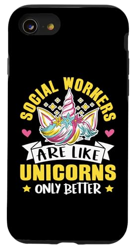 Sozialarbeiter sind wie Einhörner, nur besser Hülle für iPhone SE (2020) / 7 / 8 von Social Worker And Social Justice Designs