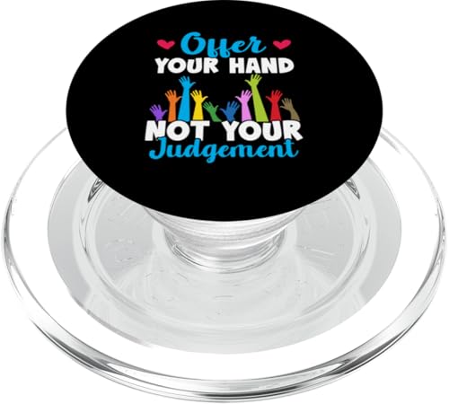 Sozialarbeiter: Bieten Sie Ihrer Hand, nicht Ihr Urteil PopSockets PopGrip für MagSafe Sozialarbeiter: Bieten Sie Ihrer Hand, nicht Ihr Urteil PopSockets PopGrip für MagSafe von Social Worker And Social Justice Designs