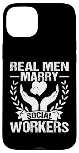 Sozialarbeiter: Echte Männer heiraten Sozialarbeiter Hülle für iPhone 15 Plus Sozialarbeiter: Echte Männer heiraten Sozialarbeiter Hülle für iPhone 15 Plus von Social Worker And Social Justice Designs