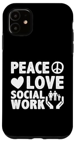 Sozialarbeiter: Frieden, Liebe, Sozialarbeiter Hülle für iPhone 11 Sozialarbeiter: Frieden, Liebe, Sozialarbeiter Hülle für iPhone 11 von Social Worker And Social Justice Designs