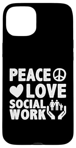 Sozialarbeiter: Frieden, Liebe, Sozialarbeiter Hülle für iPhone 15 Plus Sozialarbeiter: Frieden, Liebe, Sozialarbeiter Hülle für iPhone 15 Plus von Social Worker And Social Justice Designs